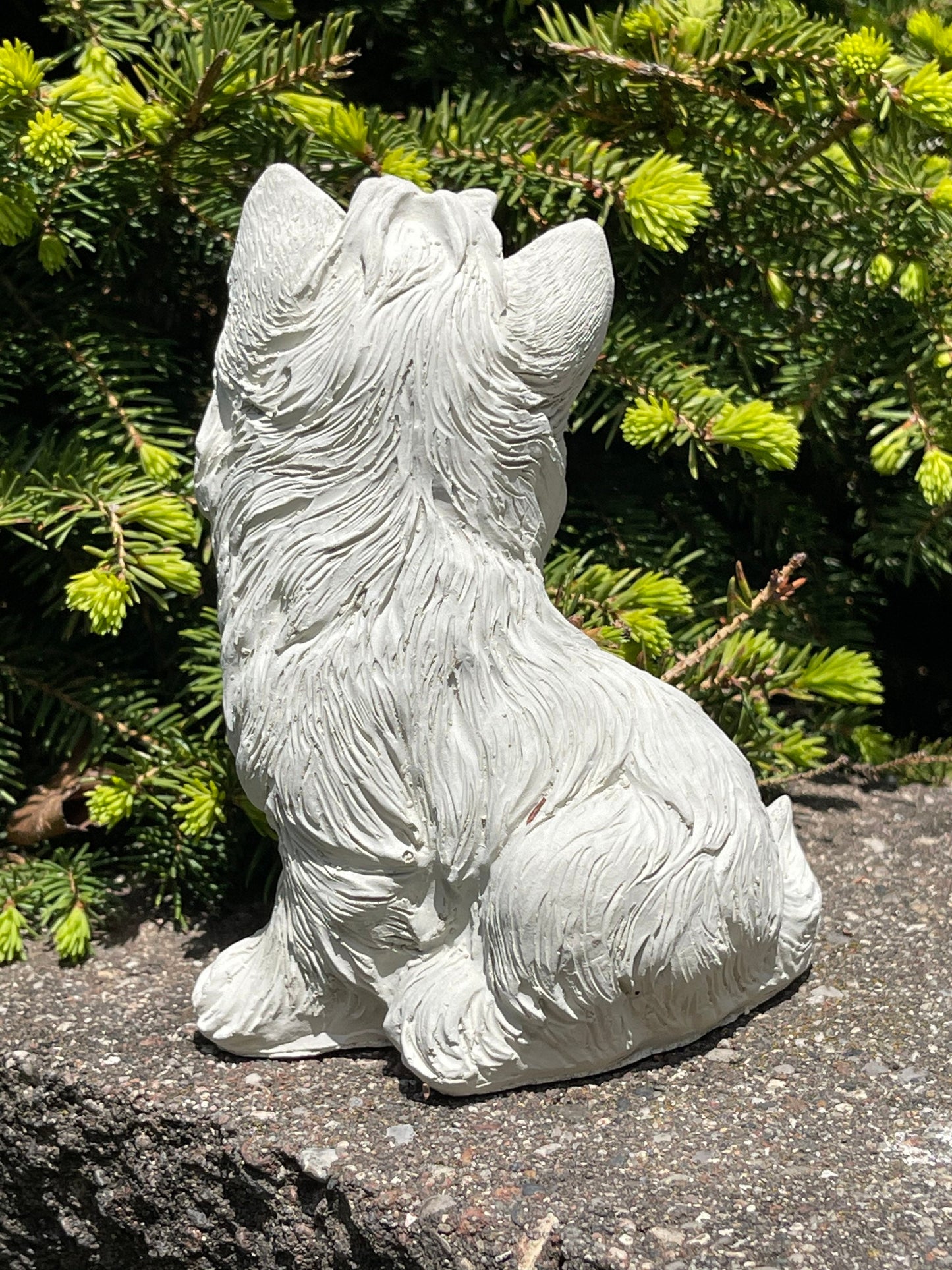 Dog with Bow Statue