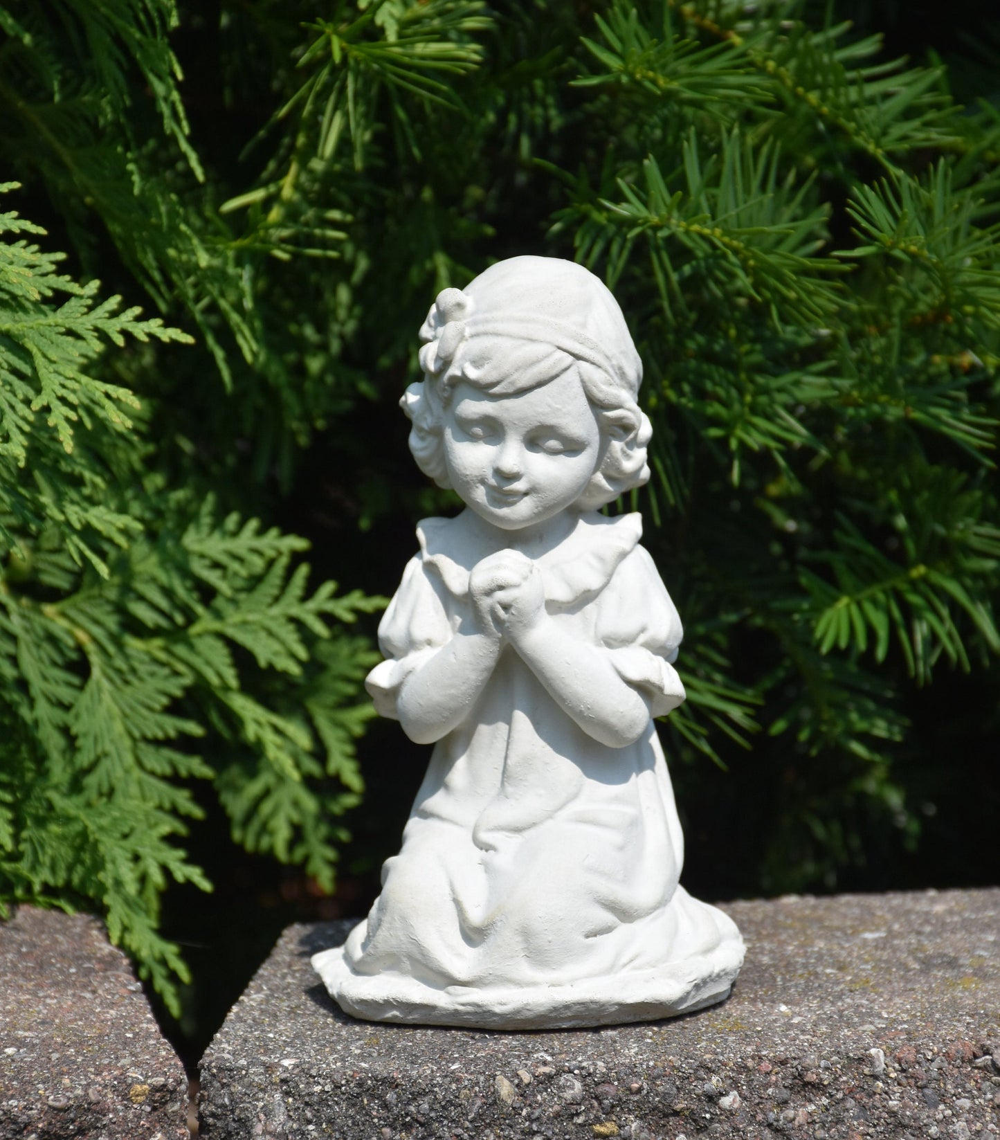 Children Praying in the Holy Garden Statues (Set of 2)