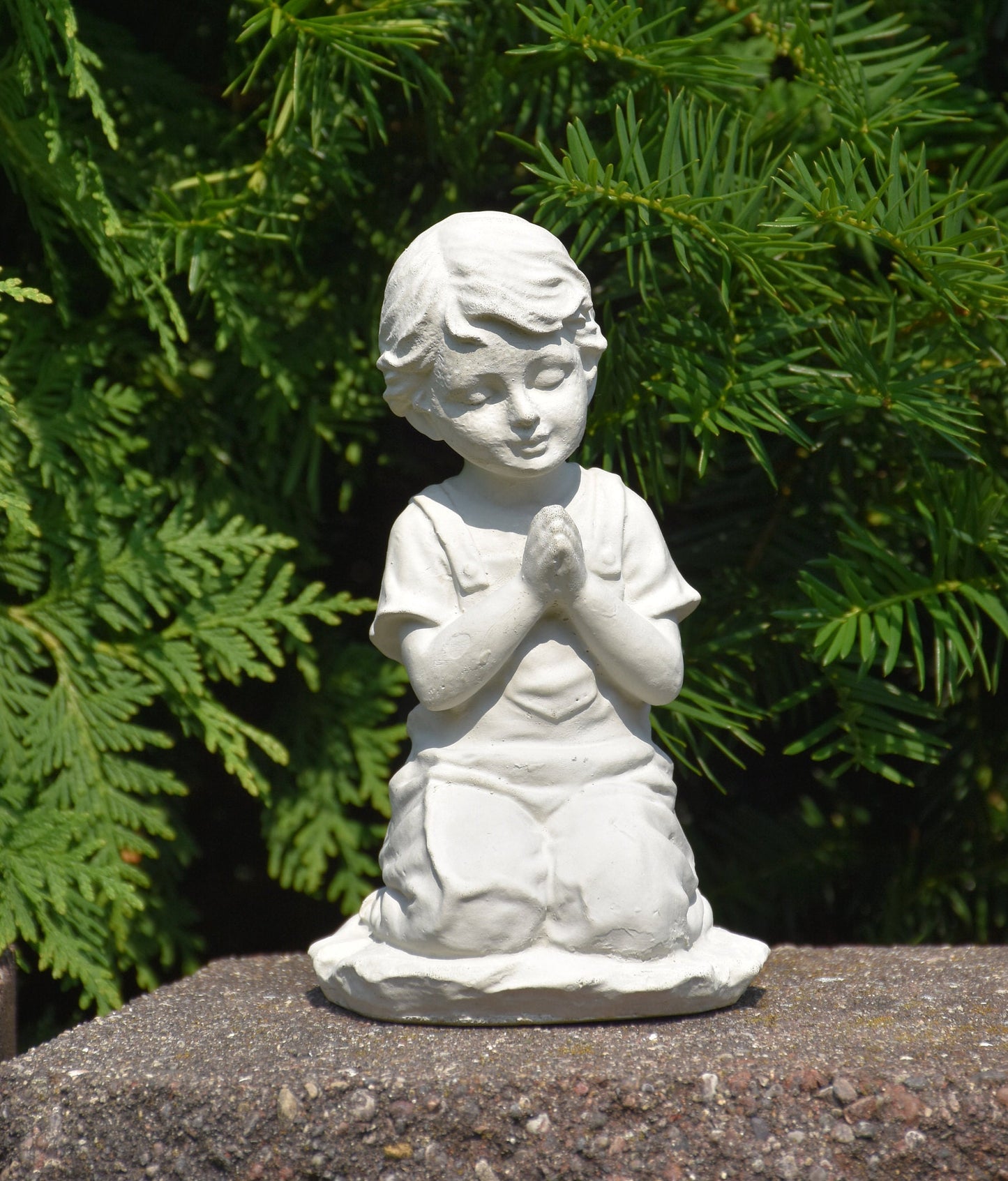 Children Praying in the Holy Garden Statues (Set of 2)