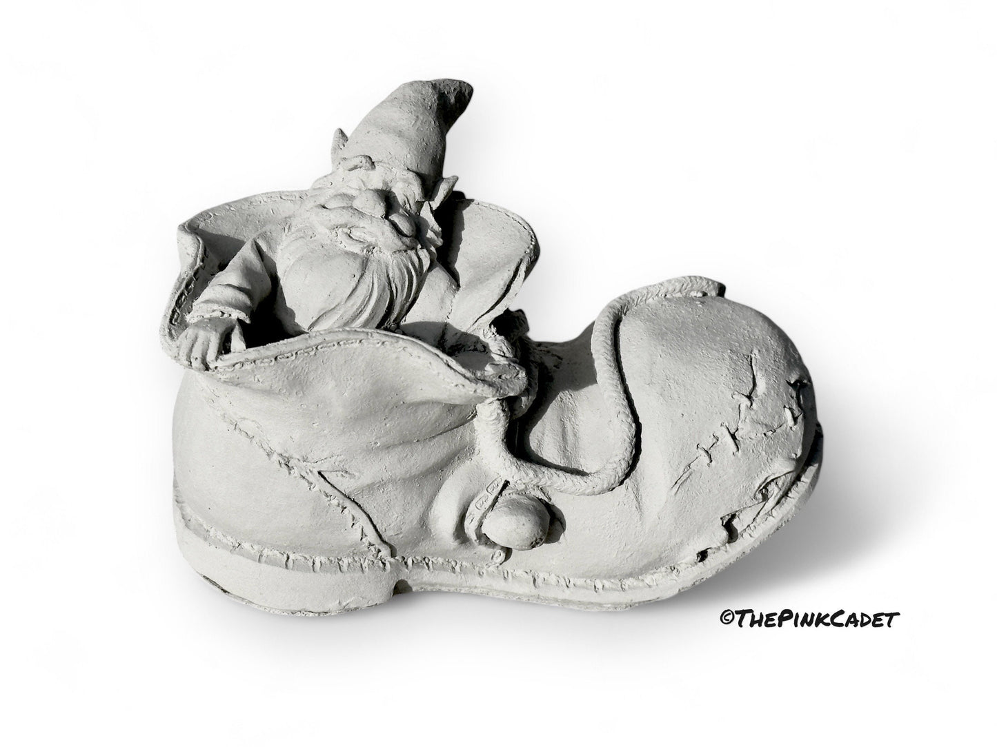 3.5" Garden Gnome in an Old Boot Statue