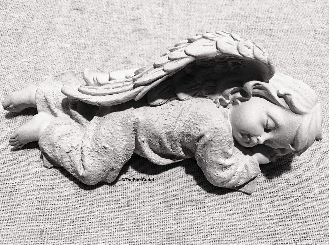 Baby Angel Dreaming of Heaven Statue