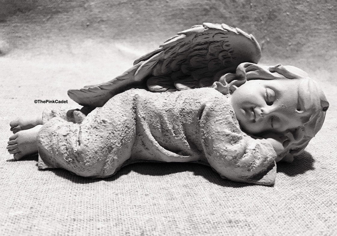 Baby Angel Dreaming of Heaven Statue