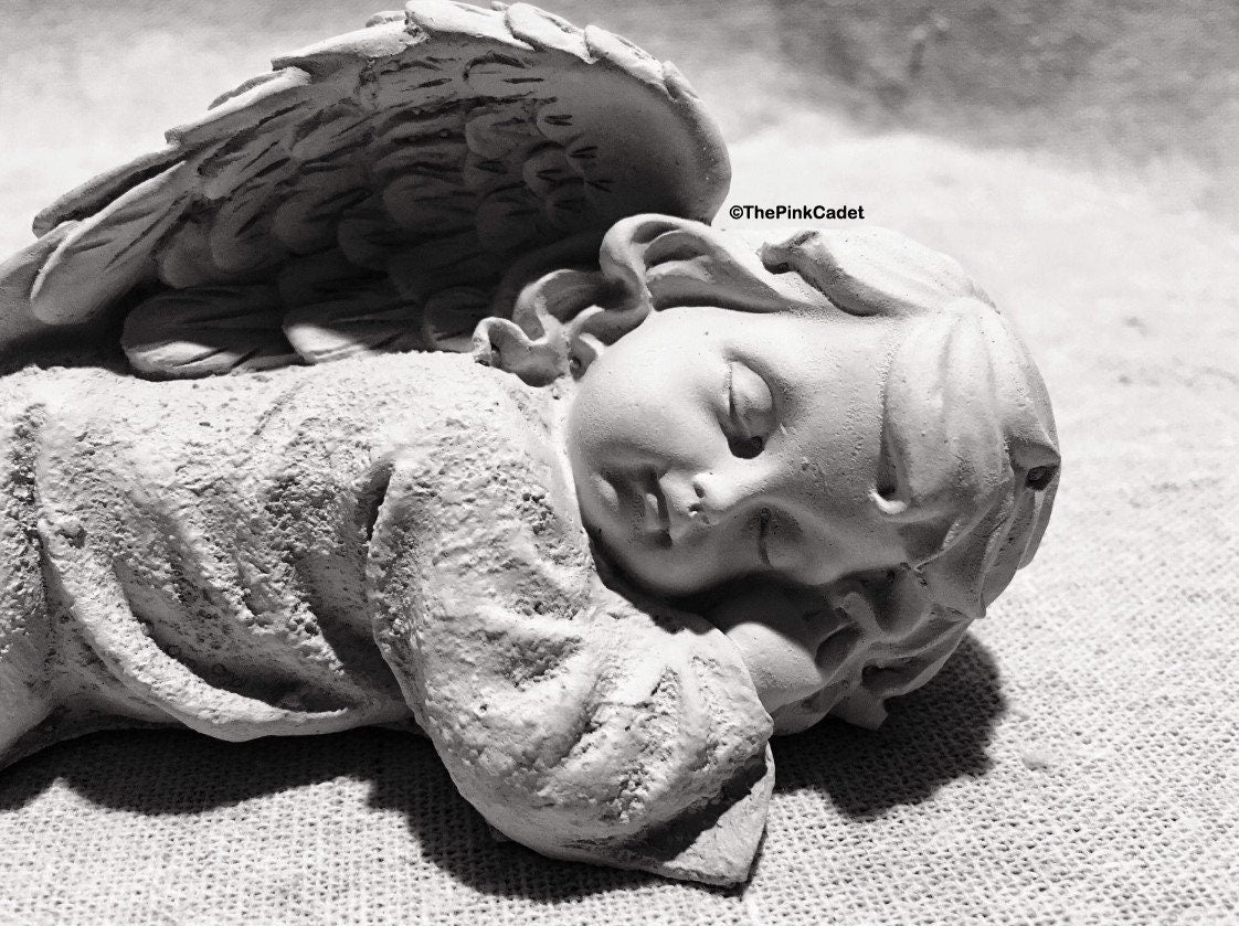 Baby Angel Dreaming of Heaven Statue